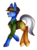 Size: 2667x3578 | Tagged: safe, artist:kurochhi, oc, oc only, hybrid, pony, clothes, hat, high res, male, shirt, simple background, solo, stallion, transparent background, vest