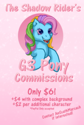 Size: 1080x1604 | Tagged: safe, artist:anscathmarcach, rainbow dash (g3), g3, commission, commission info, female, solo
