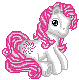 Size: 79x80 | Tagged: safe, artist:katcombs, star swirl (g3), g3, base used, female, gif, non-animated gif, pixel art, simple background, solo, transparent background