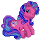 Size: 79x80 | Tagged: safe, artist:katcombs, ribbon wishes (g3), g3, base used, female, gif, non-animated gif, pixel art, simple background, solo, transparent background