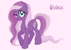 Size: 842x596 | Tagged: safe, artist:zuza182, wysteria, g3, g4, female, g3 to g4, generation leap, misspelling, solo, wysteriadorable