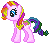 Size: 50x44 | Tagged: safe, artist:katcombs, rarity (g3), g3, g4, base used, female, g3 to g4, generation leap, gif, non-animated gif, pixel art, simple background, solo, transparent background