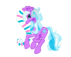 Size: 1024x821 | Tagged: safe, artist:the-pony-project, toboggan (g3), g3, g4, female, g3 to g4, generation leap, solo