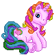 Size: 79x80 | Tagged: safe, artist:katcombs, rarity (g3), g3, base used, female, gif, non-animated gif, pixel art, simple background, solo, transparent background