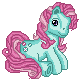 Size: 79x80 | Tagged: safe, artist:katcombs, minty, g3, base used, female, gif, non-animated gif, pixel art, simple background, solo, transparent background
