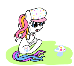 Size: 5314x4724 | Tagged: safe, artist:crazypizzafan927, port-o-bella, g3, g4, absurd resolution, female, g3 to g4, generation leap, hat, simple background, solo, transparent background