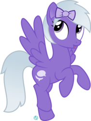 Size: 2200x2929 | Tagged: safe, artist:arifproject, oc, oc only, oc:comment, pegasus, pony, derpibooru, g4, cutie mark, derpibooru ponified, flying, high res, looking up, meta, open mouth, ponified, ribbon, simple background, solo, spread wings, transparent background, vector