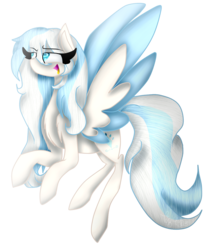 Size: 1039x1196 | Tagged: safe, artist:tizhonolulu, oc, oc only, oc:amaranthine, pegasus, pony, blue, eyelashes, fluffy, flying, full body, simple background, solo, transparent background, white