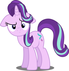 Size: 4869x5000 | Tagged: safe, artist:dashiesparkle, starlight glimmer, pony, unicorn, g4, to where and back again, .svg available, absurd resolution, confused, female, floppy ears, looking at you, mare, raised eyebrow, simple background, solo, transparent background, vector