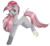 Size: 1663x1546 | Tagged: safe, artist:clefficia, oc, oc only, pony, unicorn, bandage, bubblegum, cap, colored pupils, female, food, gum, hat, mare, simple background, solo, transparent background