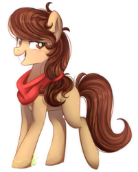 Size: 1024x1273 | Tagged: safe, artist:slasharu, oc, oc only, earth pony, pony, female, mare, simple background, smiling, solo, transparent background