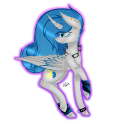 Size: 3850x3850 | Tagged: safe, artist:zombiecupcake101, oc, oc only, oc:moonbeam, alicorn, pony, alicorn oc, high res, request, simple background, solo, transparent background