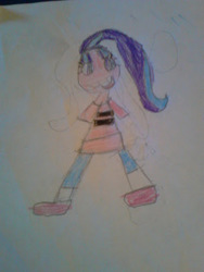 Size: 346x461 | Tagged: safe, artist:fee-f33, starlight glimmer, equestria girls, g4, equestria girls-ified, female, solo, traditional art