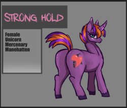 Size: 937x800 | Tagged: safe, artist:alorix, oc, oc only, oc:strong hold, pony, unicorn, butt, plot, short tail, solo