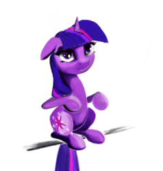 Size: 960x1009 | Tagged: safe, artist:ponsce, twilight sparkle, g4, female, simple background, solo, white background