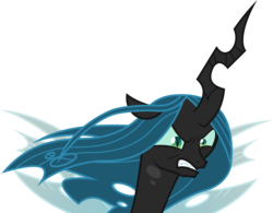 Size: 5000x3901 | Tagged: safe, artist:dashiesparkle, queen chrysalis, changeling, changeling queen, g4, to where and back again, .svg available, absurd resolution, angry, female, former queen chrysalis, simple background, solo, transparent background, vector, villainous breakdown