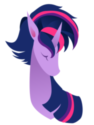 Size: 600x800 | Tagged: safe, artist:kouenli, twilight sparkle, alicorn, pony, castle sweet castle, g4, alternate hairstyle, female, punklight sparkle, simple background, solo, transparent background, twilight sparkle (alicorn)