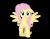 Size: 1136x895 | Tagged: safe, artist:tiarawhy, fluttershy, pegasus, pony, g4, animated, black background, c:, cute, female, floppy ears, gif, looking at you, mare, open mouth, raised hoof, shyabetes, simple background, smiling, solo, spread wings, talking, wings