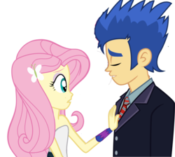 Size: 3349x3000 | Tagged: artist needed, safe, flash sentry, fluttershy, equestria girls, g4, female, flutterflash, high res, male, marriage, shipping, simple background, straight, transparent background, wedding