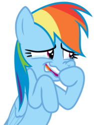 Size: 2998x3959 | Tagged: safe, artist:iscord, rainbow dash, pegasus, pony, 28 pranks later, g4, .svg available, faic, female, high res, mare, nose wrinkle, simple background, snickering, solo, transparent background, vector