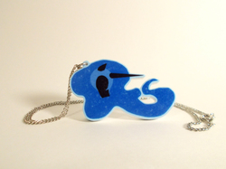 Size: 939x702 | Tagged: safe, artist:enuwey, nightmare moon, g4, craft, irl, jewelry, necklace, photo, solo