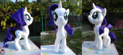 Size: 5144x2304 | Tagged: safe, artist:raynaldo, rarity, g4, high res, irl, photo, plushie, solo