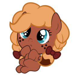 Size: 6667x6667 | Tagged: safe, artist:besttubahorse, oc, oc only, oc:spiced latte, pegasus, pony, absurd resolution, baby, baby pony, cute, diabetes, female, freckles, magical lesbian spawn, offspring, parent:oc:chimie changa, parent:oc:sweet mocha, parents:oc x oc, pigtails, simple background, solo, transparent background, vector