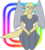 Size: 538x604 | Tagged: safe, artist:cassidypeterson, derpy hooves, human, g4, anatomically incorrect, eared humanization, female, humanized, incorrect leg anatomy, photoshop, simple background, solo, tailed humanization, transparent background, winged humanization, wings