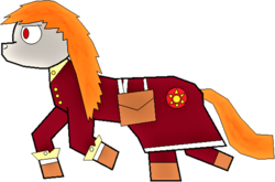 Size: 1156x762 | Tagged: safe, oc, oc only, oc:edward blaze, british, clothes, line infantry, musketeer, red coat, revolutionary war, simple background, solar empire, soldier, soldier pony, solo, transparent background, trenchcoat