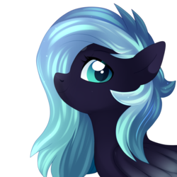 Size: 1024x1024 | Tagged: safe, artist:sugguk, oc, oc only, oc:spectrum lights, pony, female, looking at you, mare, simple background, smiling, solo, transparent background