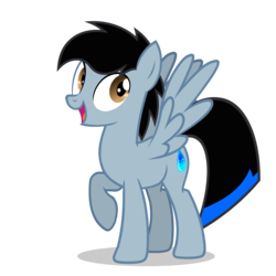 Size: 2800x2800 | Tagged: safe, artist:egstudios93, oc, oc only, oc:graceful, pegasus, pony, cutie mark, high res, male, simple background, smiling, solo, stallion, transparent background, vector