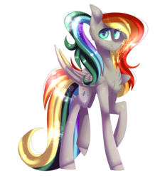 Size: 1993x2212 | Tagged: safe, artist:huirou, oc, oc only, oc:colour drop, pegasus, pony, colored pupils, female, mare, raised hoof, simple background, solo, transparent background