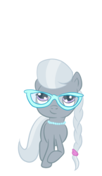 Size: 1049x1809 | Tagged: safe, artist:silversthreads, silver spoon, earth pony, pony, g4, female, filly, simple background, solo, transparent background