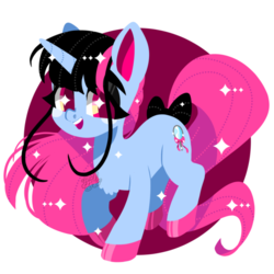 Size: 600x600 | Tagged: safe, artist:snow angel, oc, oc only, oc:lily mirror, pony, unicorn, female, mare, open mouth, raised hoof, simple background, smiling, solo, white background