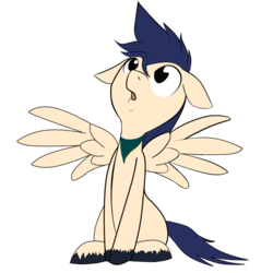 Size: 1000x1000 | Tagged: safe, artist:fajnyziomal, oc, oc only, pegasus, pony, cute, finished commission, floppy ears, simple background, solo, transparent background