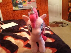 Size: 800x598 | Tagged: safe, artist:vazquezg19, pinkie pie, g4, candy, food, irl, photo, plushie, solo