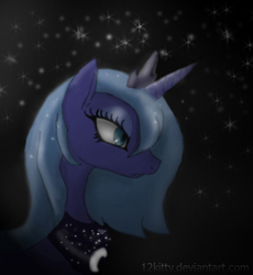 Size: 552x600 | Tagged: safe, artist:iluzy, princess luna, g4, female, s1 luna, solo