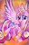 Size: 600x927 | Tagged: safe, artist:sophie scruggs, princess cadance, alicorn, pony, g4, female, heart eyes, solo, spread wings, wingding eyes