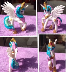 Size: 900x990 | Tagged: safe, artist:djpon33, princess celestia, g4, blind bag, customized toy, irl, photo, solo, toy, watermark