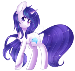 Size: 1024x963 | Tagged: safe, artist:twily-star, oc, oc only, oc:windy, pony, unicorn, chest fluff, female, mare, simple background, solo, transparent background, watermark