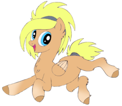 Size: 729x633 | Tagged: safe, artist:changelingtrash, artist:princessamity, oc, oc only, pegasus, pony, hair tie, male, open mouth, simple background, solo, transparent background