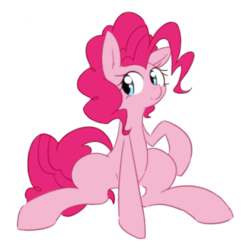 Size: 1625x1635 | Tagged: safe, artist:akainu_pony, pinkie pie, earth pony, pony, g4, cute, diapinkes, female, simple background, solo, white background