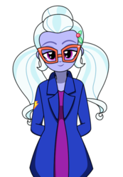 Size: 480x692 | Tagged: safe, artist:rosemile mulberry, sugarcoat, equestria girls, g4, my little pony equestria girls: friendship games, bedroom eyes, clothes, female, glasses, looking at you, simple background, solo, white background