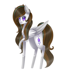 Size: 2000x2000 | Tagged: safe, artist:bonniebatman, oc, oc only, pegasus, pony, female, high res, mare, raised hoof, simple background, solo, transparent background