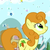 Size: 250x250 | Tagged: safe, screencap, carrot top, golden harvest, earth pony, parasprite, pony, g4, swarm of the century, cropped, female, mare, smiling, solo