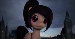 Size: 4096x2160 | Tagged: safe, artist:dazzion, oc, oc only, pony, 3d, high res, solo