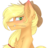 Size: 1024x973 | Tagged: safe, artist:coffeebeanu, applejack, earth pony, pony, g4, female, simple background, solo, transparent background