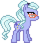 Size: 80x86 | Tagged: safe, artist:botchan-mlp, sugarcoat, earth pony, pony, equestria girls, g4, animated, blinking, cute, desktop ponies, equestria girls ponified, female, gif, glasses, mare, pixel art, ponified, simple background, solo, sprite, standing, sugarcute, transparent background
