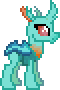 Size: 60x90 | Tagged: safe, artist:botchan-mlp, cornicle, changedling, changeling, g4, to where and back again, animated, background changeling, cute, cuteling, desktop ponies, gif, idle, idle animation, pixel art, simple background, solo, sprite, transparent background