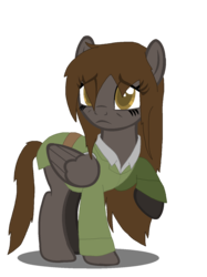 Size: 1115x1490 | Tagged: safe, artist:icefir, oc, oc only, oc:moriko chi, pony, base used, ponified, simple background, solo